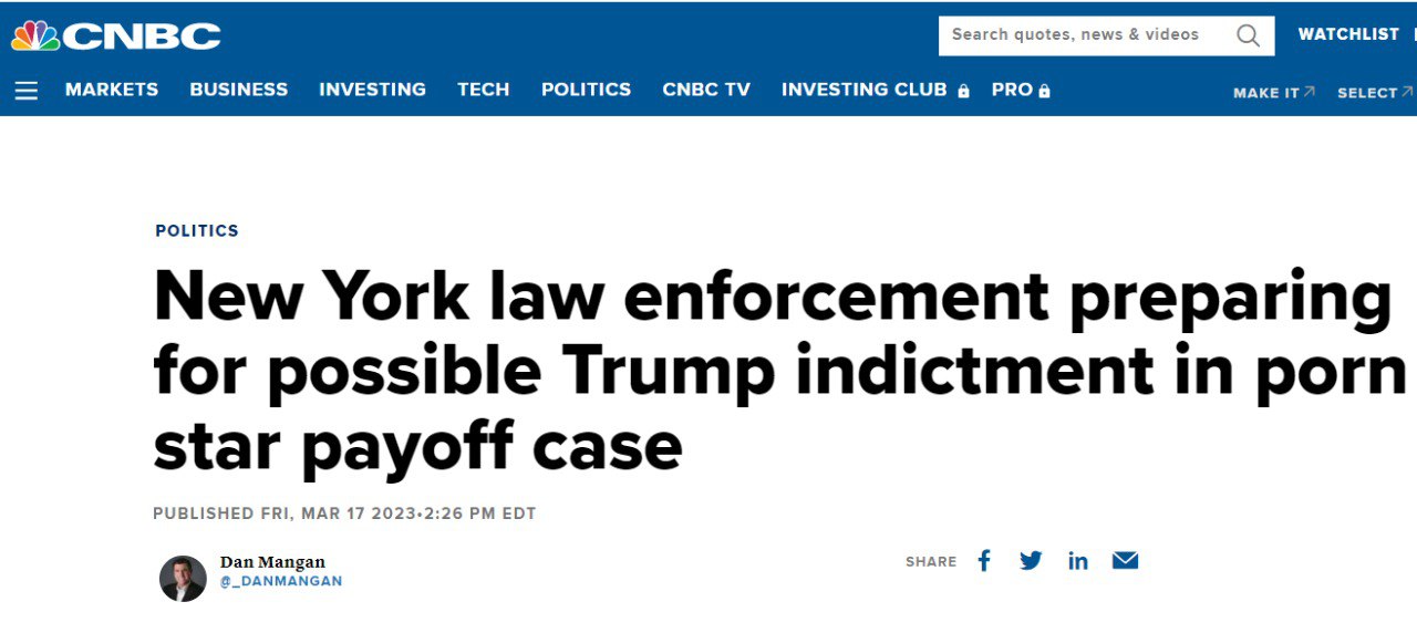 Trump is preparing to be charged eqiqkeihzidt