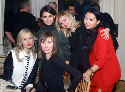 Veronica Chu is on the far right, Miroslava Duma is on the far left in the second row
