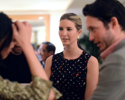 Ivanka Trump at Veronica Chu's party